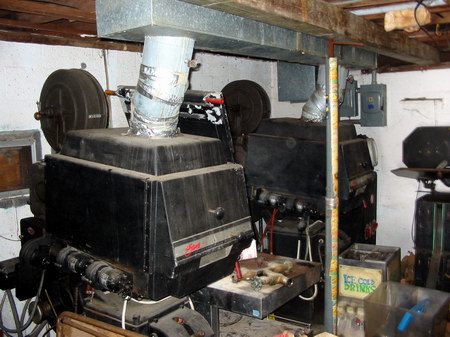 M-60 Drive-In Theatre - Projectors Still Intact - Photo From Waterwinterwonderland (newer photo)